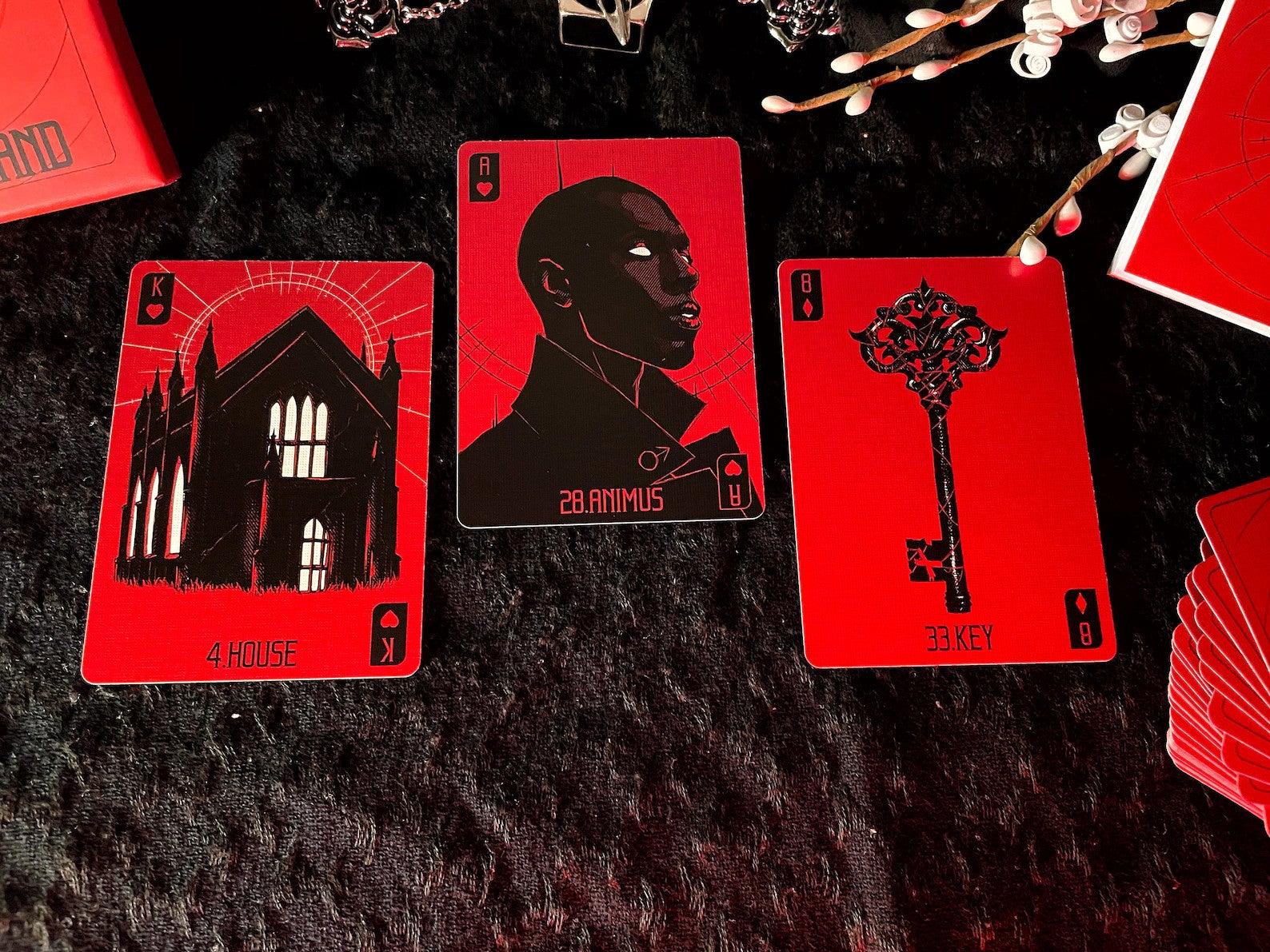 Red Hand Lenormand | Pixel Occult