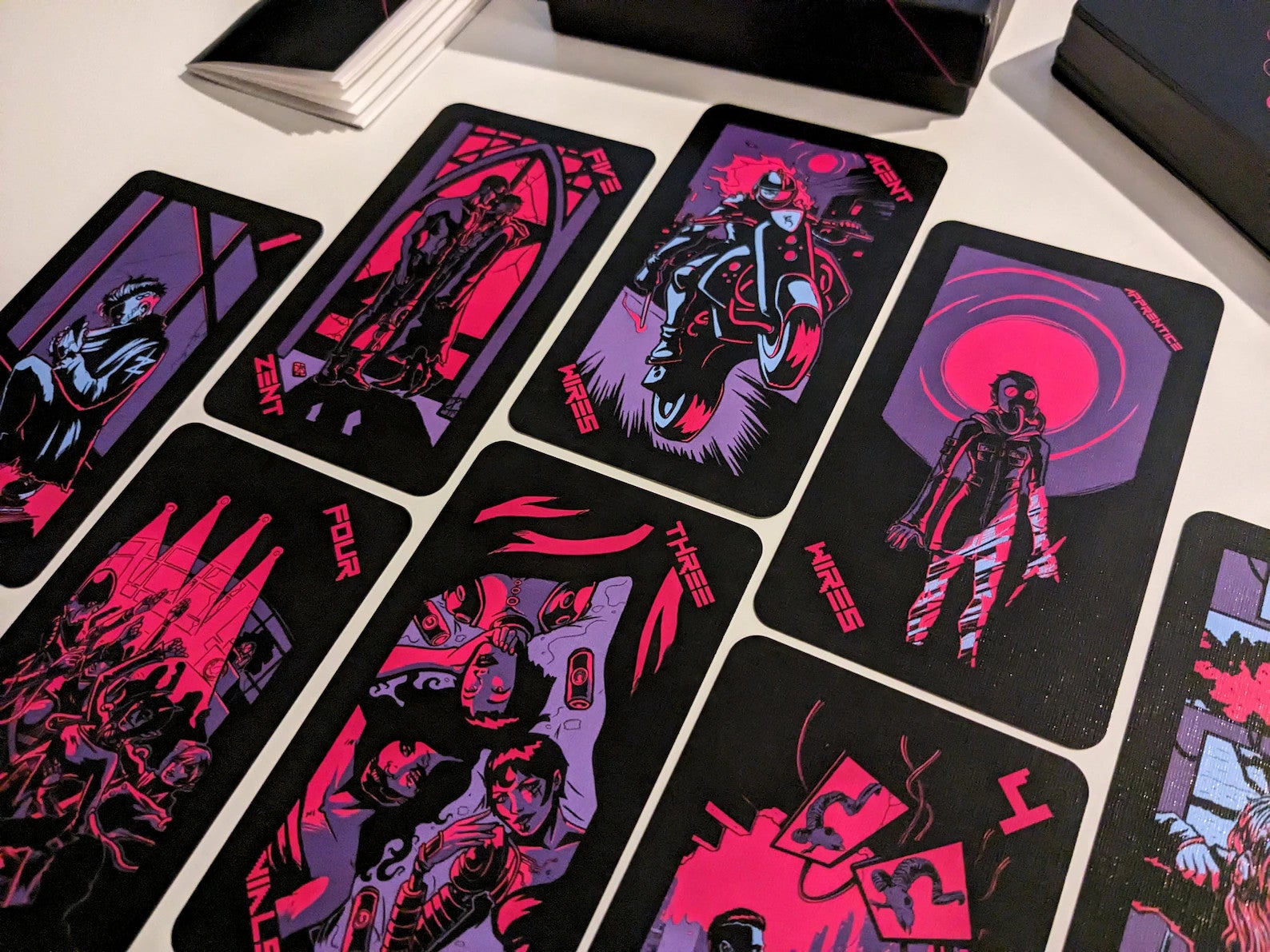 Neon Moon Tarot | Pixel Occult